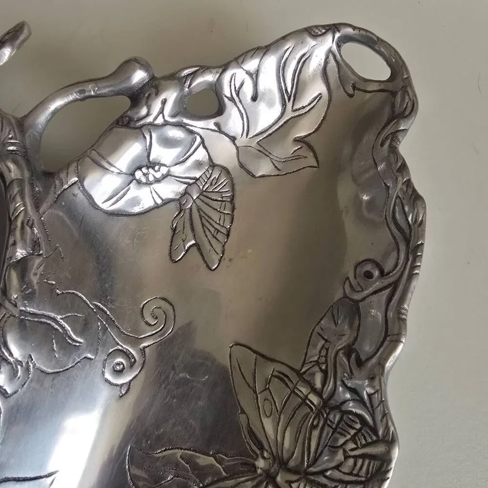 Arthur Court 2003 Butterfly Chip and Dip Tray, NWOB